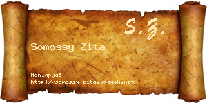 Somossy Zita névjegykártya